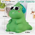 thumbnail image 4 of Dinosaur Piggy Bank for Kids, Large Capacity Creative Money Coin Bank, Plastic Shatterproof Cute Kids Piggy Bank for Boys Girls, Great Gifts for Birth, 4 of 4
