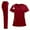 Burgundy, variant on Highly Popular Scrub Sets in Europe, America and Southeast Asia: Ideal for Daily Work Two-Piece Uniforms, Comfortable Workwear