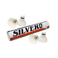 thumbnail image 2 of AEM Silvero Badminton Shuttlecock Straight Feather Lot de 10, Blanc, 2 of 5