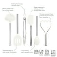 thumbnail image 6 of Tovolo Flex-Core Silicone Utensil Set (Set of 6) - White, 6 of 6