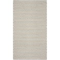 thumbnail image 2 of SAFAVIEH Montauk Arianne Dotted Soft Braided Cotton Area Rug, Taupe/Ivory, 3' x 5', 2 of 5