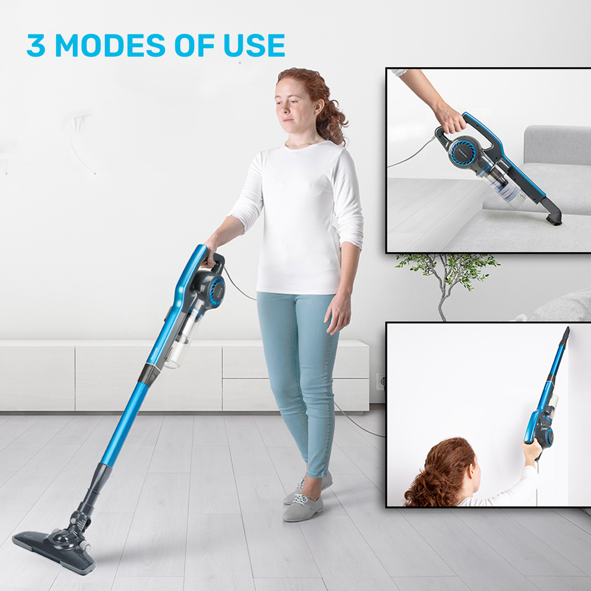 Stick Vacuum Cleaner Taurus Liberty 3 in 1 Corded Lightweight