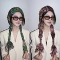 thumbnail image 2 of Cotton Linen Headband Hats Sunscreen Cap Sunscreen Turban Muslim Baotou Hat Head Scarf Sunscreen Shawl ORANGE, 2 of 7