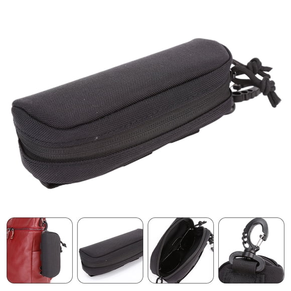 HONITANO Sunglass Travel Case Storage Bag Portable Nylon Black 1Set Protect from