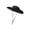 Black, variant on Wide Brim Sun Hat, UPF 50+ Outdoor Hiking Hat with Water-Repellent Fabric, Windproof Strap & Breathable Quick-Dry Design, Cowboy Style Bucket Hat for Fishing, Camping & Travel(Khaki)