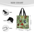 thumbnail image 5 of Sigee Multicolored Butterflies Print Large Capacity Zippered Tote Bag - Durable, Stylish and Versatile for Everyday Use, 5 of 9