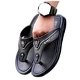 thumbnail image 4 of Men's Walking Shoes Fashionable Casual Versatile Outdoor Plus Size Spring/Summer Style Thick-Soled Beach Slippers, 4 of 6