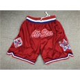 thumbnail image 1 of All-Star Retro Full Embroidery Zipper Pocket Shorts Basketball Embroidery Shorts Shorts -C, 1 of 2