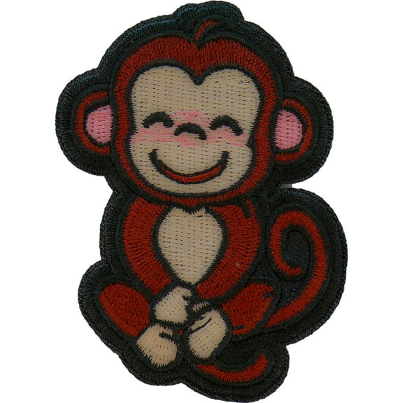 Cute Monkey Iron on Patch