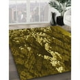 thumbnail image 2 of Ahgly Company Indoor Round Patterned Blood Night Red Area Rugs, 4' Round, 2 of 6