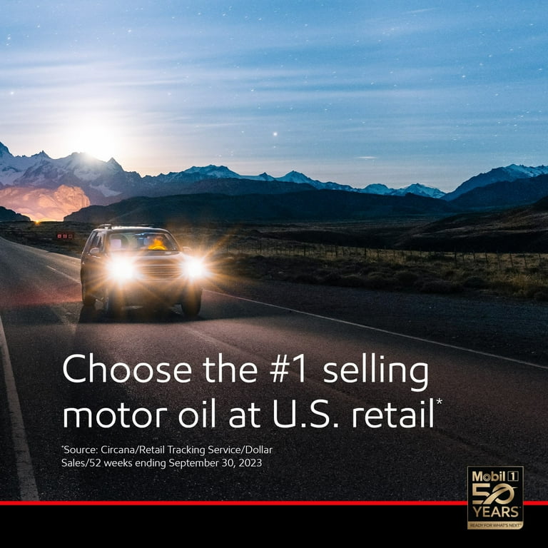 Mobil 1 Extended Performance High Mileage Full Synthetic Motor Oil 5W-20, 5 Quart