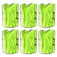 thumbnail image 1 of Chaleco de fútbol Pennies camiseta de fútbol chalecos de entrenamiento deportes de equipo Pinnies camisetas de práctica de fútbol juvenil 6 uds, 1 of 5