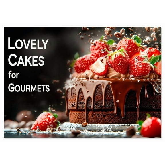 LOVELY CAKES for GOURMETS (Monthly Wall Calendar 2026 11.7 x 16.5 (open)), CALVENDO 14 Month Calendar