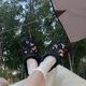 thumbnail image 4 of Sandalias de mujer Classic Butterfly Charms Mules Shoes, 4 of 5