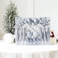thumbnail image 4 of Bola de Navidad con forma de copo de nieve galvanizado, caja de bolas, decoración para árbol de Navidad, colgante, decoración navideña, bola de plástico, 4 of 5