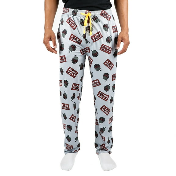 Star Wars Movie Series All Over Print Men's Grey Sleep Pajama Pants-XL
