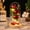 A, variant on RuiJiao 3 Rose LED Glass Night Light, Colorful Artificial Rose Lamp with Glass Dome, Romantic Home Decor for Christmas, Weddings, Birthdays (9cm Diameter, 21cm Height)