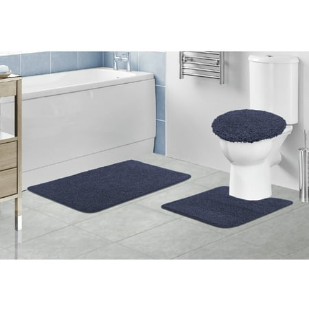Layla Oversized 3 Piece Gy Bathroom Rug Set 21 X34 Bath Mat Layla Oversized 3 Piece Gy Bathroom Rug Set 21 X34 Bath Mat
