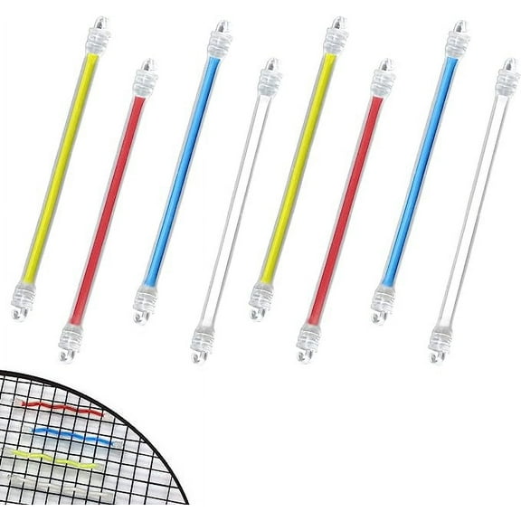 SPORTIC 8 pcs Tennis Racket Dampener, Racket Shock Absorber to Reduce Vibration, Tennis Racquet Vibration Dampener, Racquet Accessories for Tennis Player Sports Favor-4 Colors