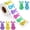 Rabbit Sticker 500Pcs, variant on Yippzo St Patricks Day Stickers, Shamrock Stickers Roll, Sparkly St. Patrick's Day Saint Patricks Day's Lucky Clover Self-Adhesive Laser Seal Labels Decor