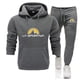 thumbnail image 4 of Nueva sudadera con capucha y pantalones deportivos negros de La Sportiva para hombre, conjunto deportivo informal de alta calidad para uso diario, ropa de otoño, 4 of 4