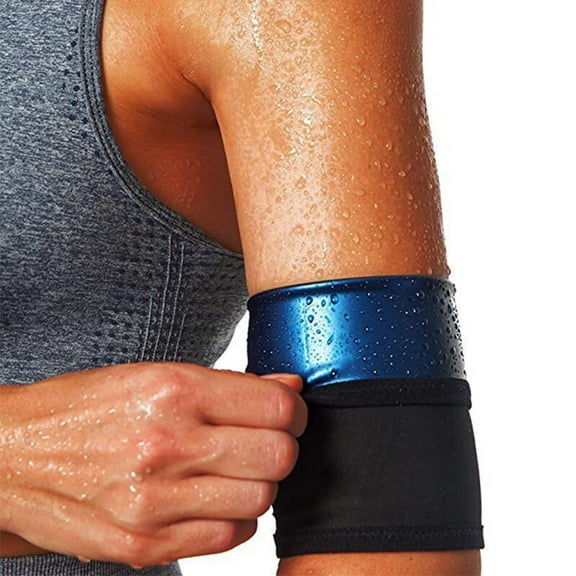tasrioml 1 Pair Arms Sweat Bands Breathable Soft Spandex Heat-trapping Sauna Sweat Arm Trimmers for Women