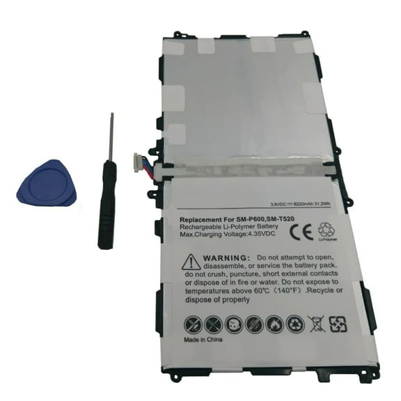 Batteries N Accessories BNA-WB-P708 Tablet Battery - Li-Pol, 3.8V, 8220 mAh, Ultra High Capacity Battery - Replacement for Samsung Galaxy Note 10.1 2014 Battery