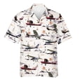 thumbnail image 4 of Camisas gráficas de batalla de aviones para hombres, ropa con estampado 3D, camisas hawaianas de playa, blusas Y2K de manga corta, ropa vintage, blusa con solapa, 4 of 5