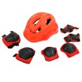 thumbnail image 3 of Soidarity Conjunto de equipo de protección para patinaje, protector de muñeca para rodilla, coderas, patineta para bicicleta, rodillo de patinaje sobre Ciclismo Rojo Soidarity OD001572-02, 3 of 6