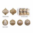 thumbnail image 3 of Ganfancp Decoraciones de Navidad Bola de Navidad Paquete de Regalo Combinación Árbol de Navidad Colgante Bola de Navidad Set Ofertas y Liquidaciones 6X Bolas Decorativas, 3 of 6