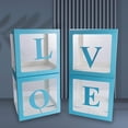 thumbnail image 3 of Cajas de globos Yuyangstore Baby Shower Género Reveal Decoración Azul, 3 of 7