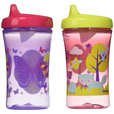 Nuk First Essentials Hard Spout Sippy Cup in Assorted Colors-2 Pack, 10-Ounce (Theme May Vary)