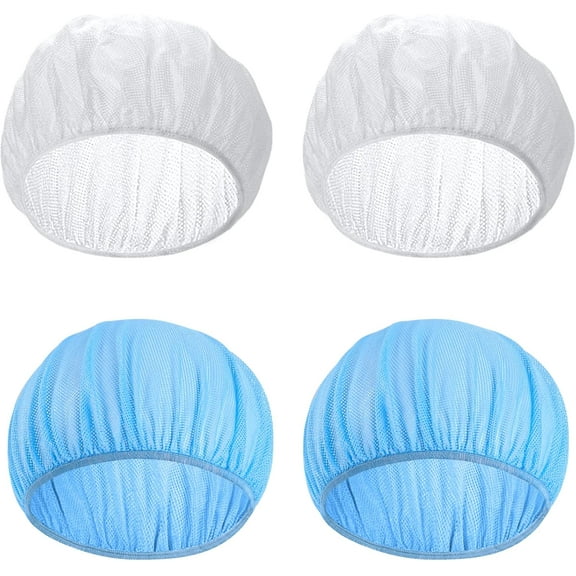 Mesh Sleep Cap 4 Pcs Hair Net for Women Curly Hair Protection