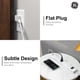 thumbnail image 3 of Power Strip GE de 6 salidas con 1 cable USB-A y 1 USB-C de 6 pies, blanco, 3 of 6