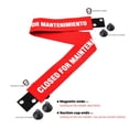 thumbnail image 2 of Cartel de cierre por mantenimiento, paquete de 2 con imán y ventosa, 2 of 6