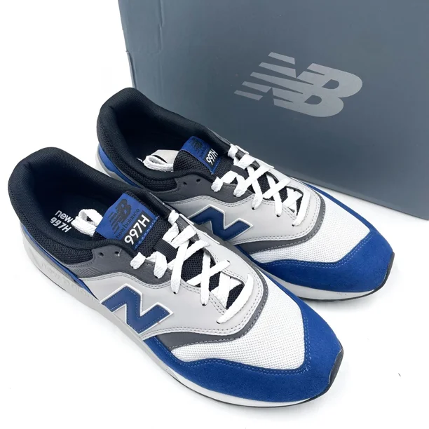New Balance Classics Sneakers Blue Black Suede Lace Up CM 997H VE Men Sz 11.5