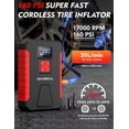 thumbnail image 3 of Jump Starter con compresor de aire Sharmeal 5000A 160PSI, 3 of 9