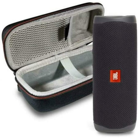 JBL Flip 5 Waterproof Portable Wireless Bluetooth Speaker with Hardshell Protective Case - Black