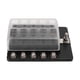 thumbnail image 5 of 10 Way Fuse Block Holder, 10-32V Dustproof Input 4-6AWG Clip On Cover Blade Fuse Box 100A Rated With Red LED Indicator For Car RV Bus ANGGREK Otros, 5 of 8