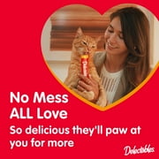 Hartz Delectables Squeeze Up Seafood Variety Pack Lickable Cat Treat, 0.5 oz tube, 54 Count