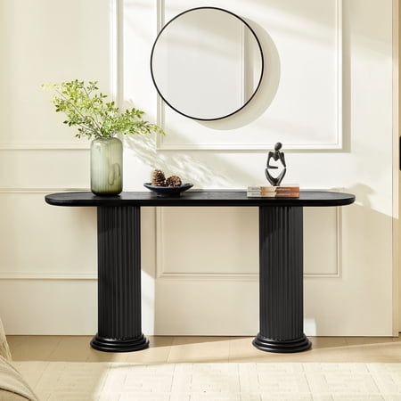 Modern Table featuring 62.99 inch Red Mdf, Living Room