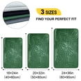 thumbnail image 5 of 20”x32” Memory Foam Bathroom Mat Non Slip Bath Mat Washable Bathroom Mats Green, 5 of 7