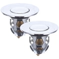 thumbnail image 1 of Shisuyan Bathroom Accessories Copper Square Drain Plug 2Pcs 6x0.3937in, 1 of 9