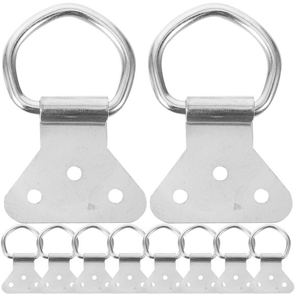 KAKOWELY 10 piezas de perchas para marcos de fotos con anilla en D para colgar cuadros.
