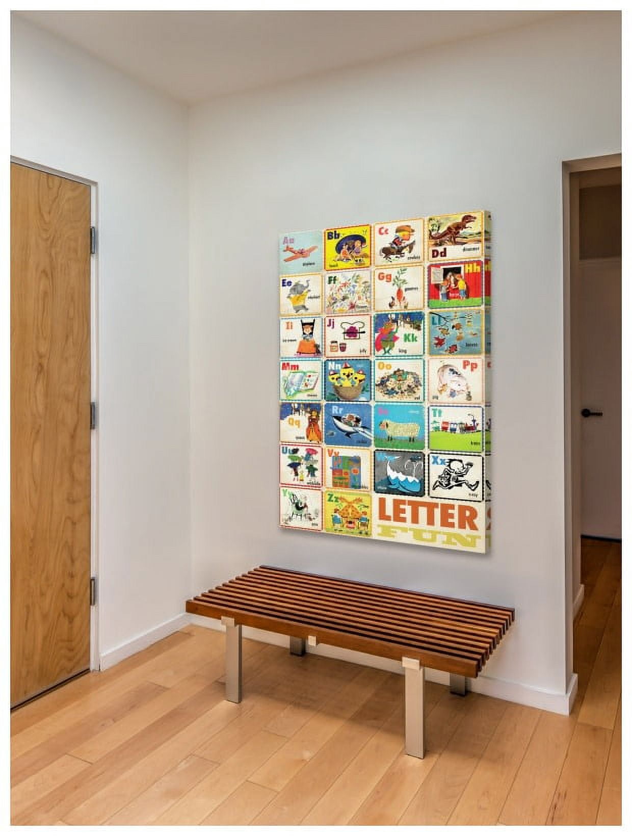 Marmont Hill "Letter Fun" by Curtis Painting Print on Canvas