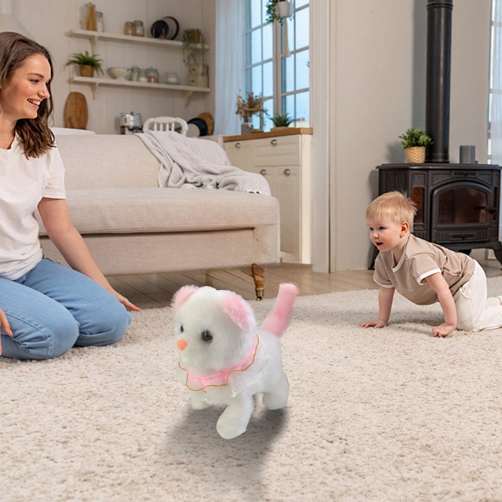Jouet Interactif pour Chat,Jouet pour Chat Interactif Electronique avec