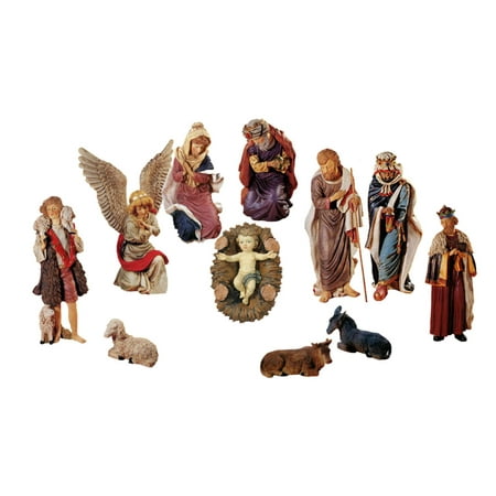 36" Large 11-Piece Outdoor Nativity Christmas Statue Set Outdoor Decoration