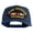 Navy, variant on Iraqi Freedom Veteran Patched Solid Cotton Twill 5 Panel Prostyle Snap Cap - Dark Green OSFM