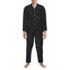 thumbnail image 3 of Fotbe Black Glitter Pijama de Hombre con Estampado de Manga Larga, Conjunto de 2 Piezas, Ropa de Dormir Suave y Cómoda con Bolsillos-XX-Large, 3 of 7