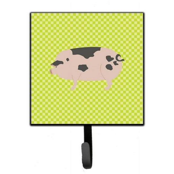 Gloucester Old Spot Pig Green Leash or Key Holder